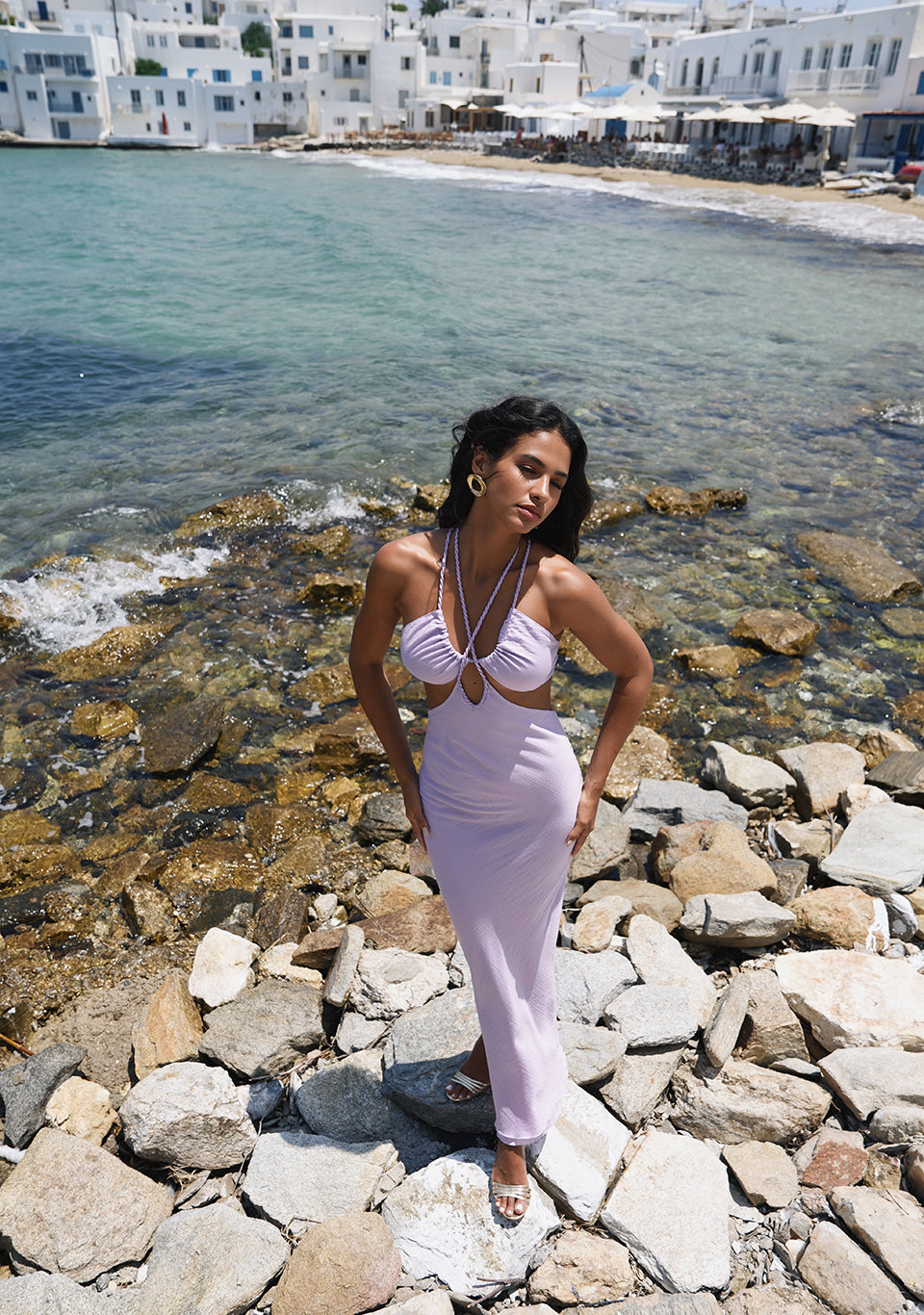 DRESS THEIA LILAC XS