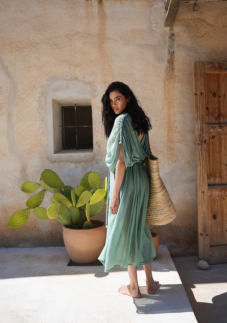 DRESS GODDRESS BASIL DRESS GODDRESS BASIL