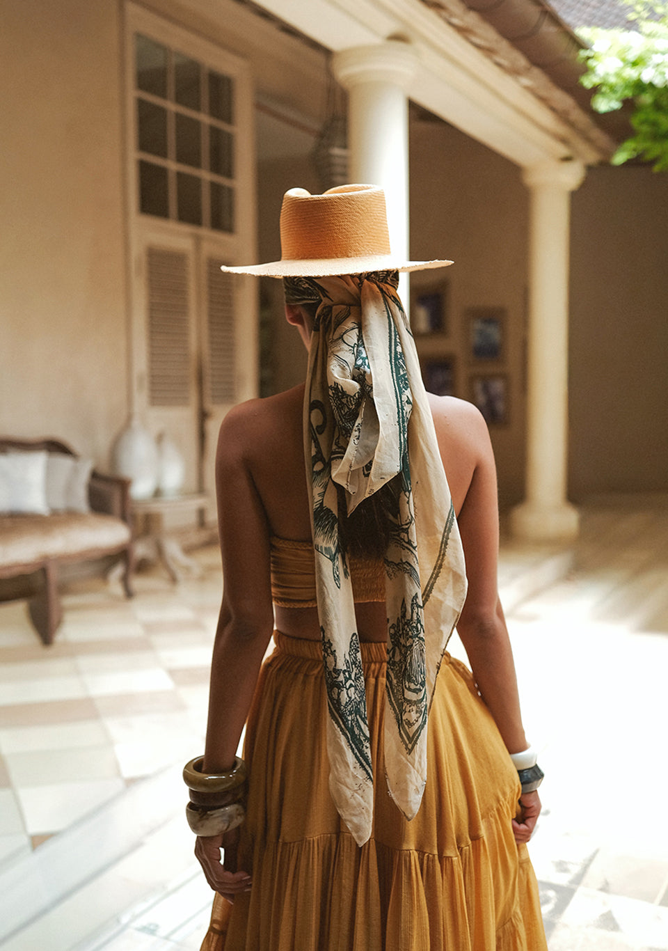 SOLÉA Straw Fedora Sand
