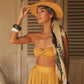 SOLÉA Straw Fedora Sand